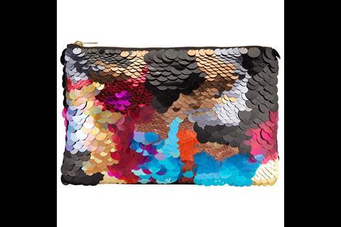 John Lewis' rainbow sequinned clutch is an easy way for consumers to tap into festive trends